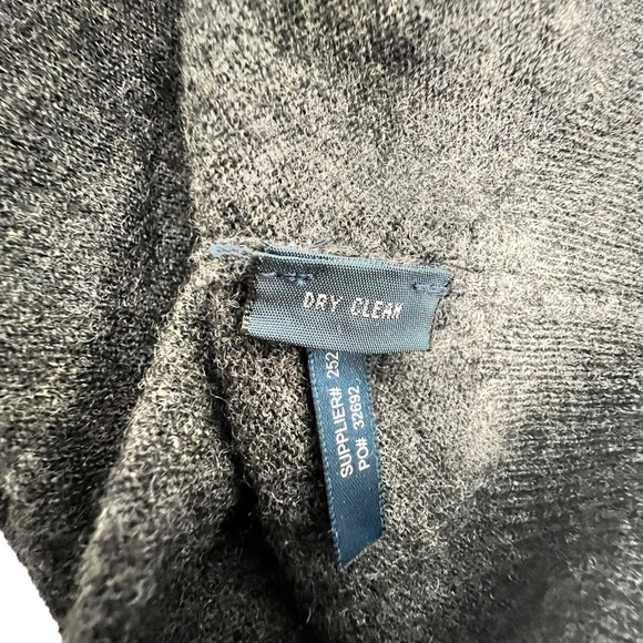 POLO RALPH LAUREN 100% Merino Wool Gray 1/2 Zip Pullover Sweater Men's Size Larg - Picture 6 of 12